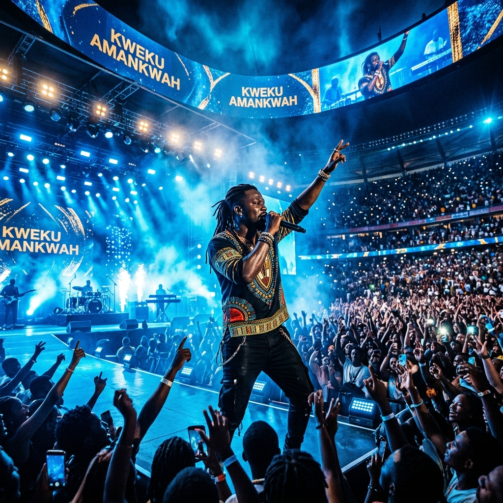 African artist performing globally